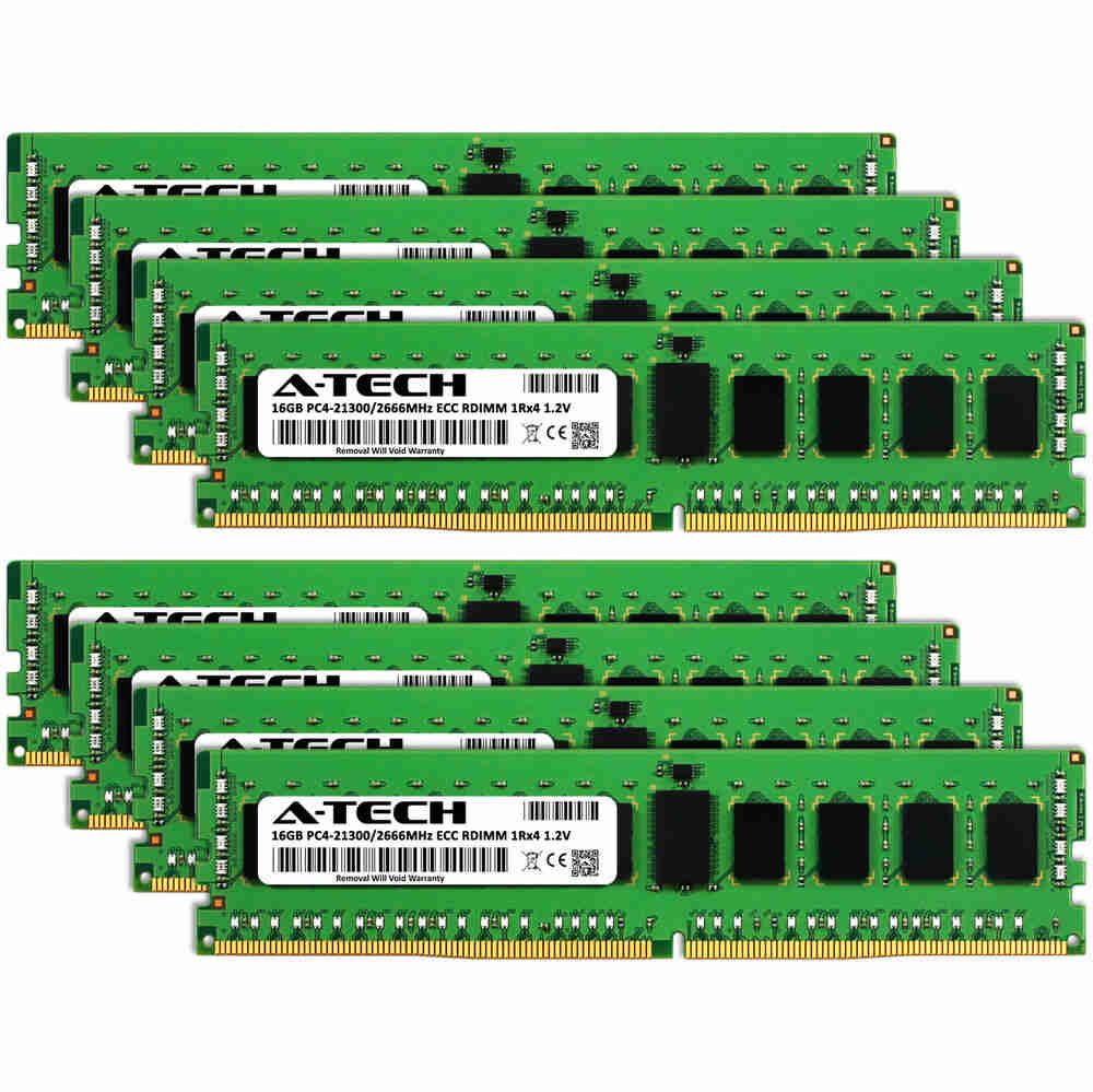 A-Tech 128GB DDR4 2666 ECC REG RDIMM Server Memory RAM