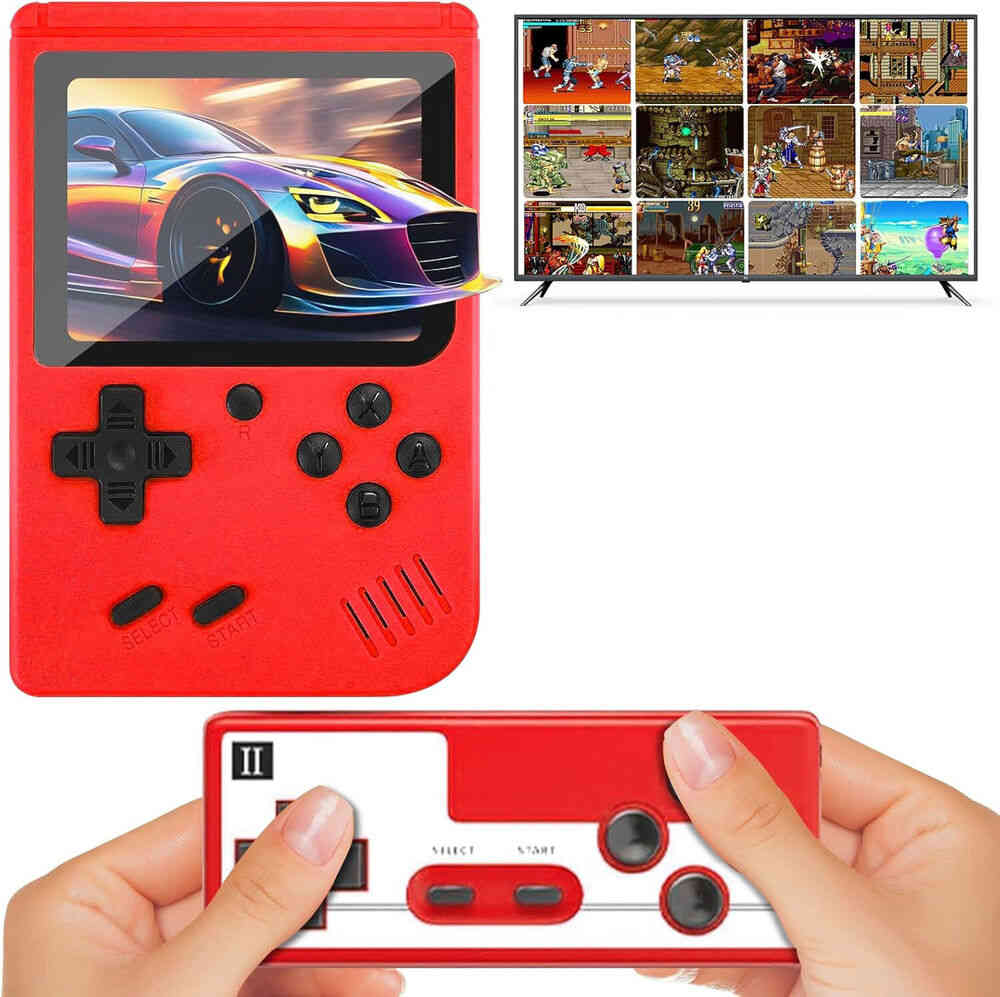 Retro Mini Handheld Game Console with 500 Classic Games