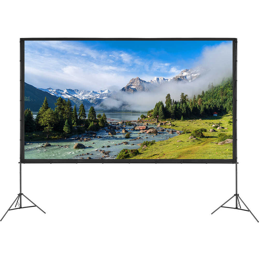 150 inch 16:9 4K 1080 HD Projector Screen with Stand