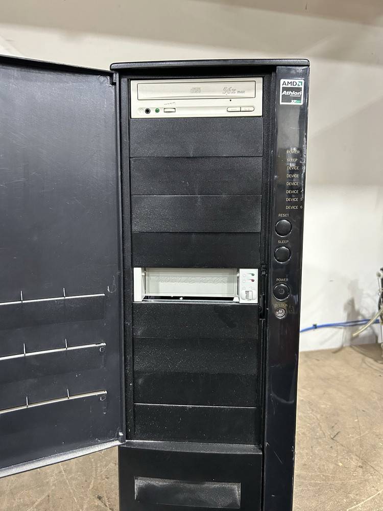 Vintage Full Height Black ATX Computer Tower Case