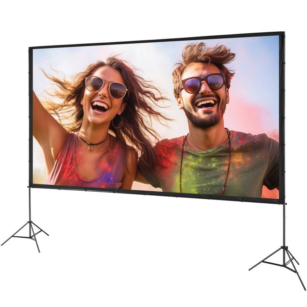 150 inch 16:9 4K 1080 HD Projector Screen with Stand