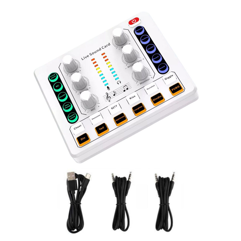 M8 Sound Card - High-Quality Audio Performance for Multi-device Compatibility