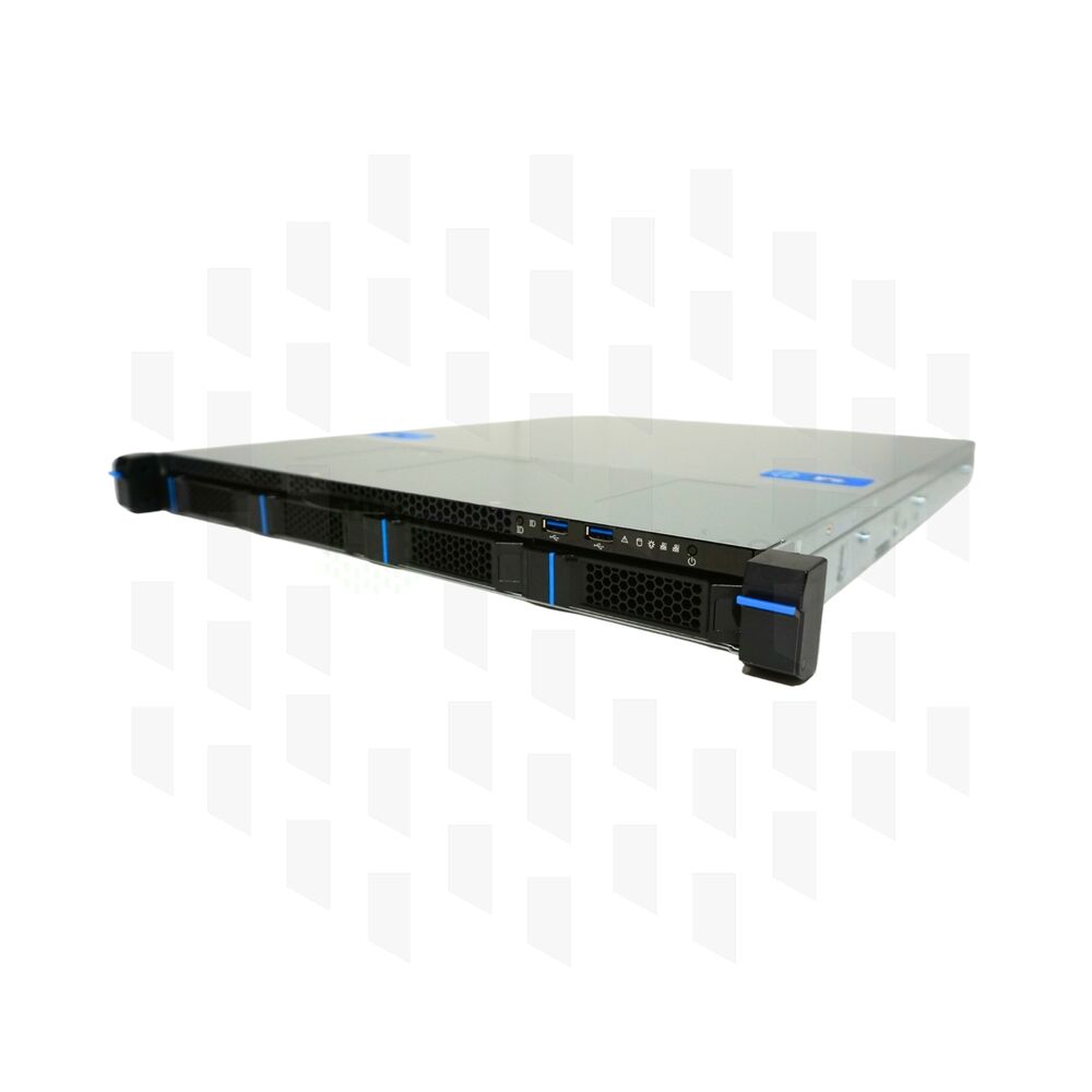 Chenbro 1U RM14604T3FP4+ Server Barebone with 4x 3.5” Hotswap and 2x 2.5” Bays, PSU, and Rail Kit