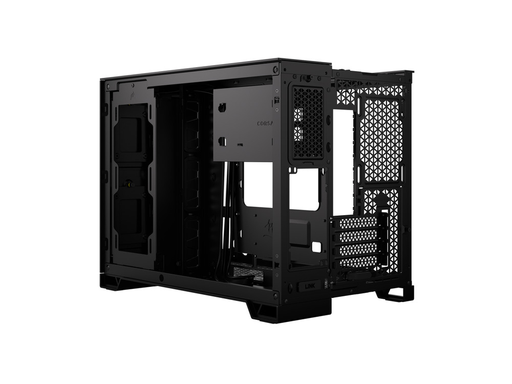 CORSAIR 2500X Micro ATX Dual Chamber PC Case with Tempered Glass Front Panels