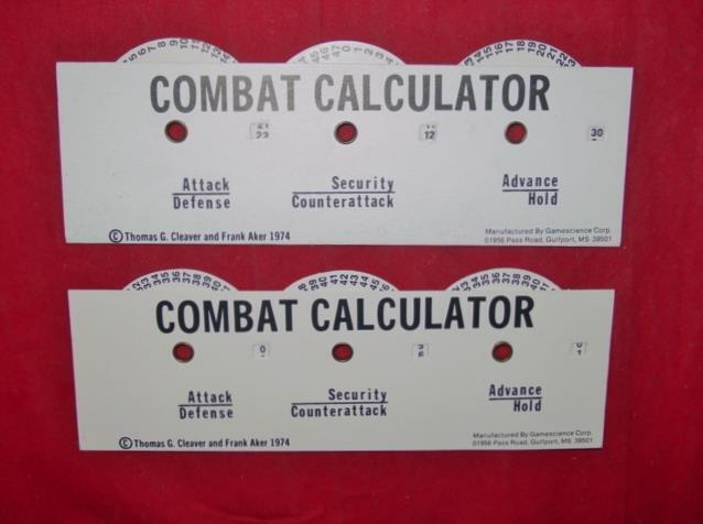 1974 Game Science Lou Zocchi Combat Calculator by Cleaver & Aker (Complete Set)