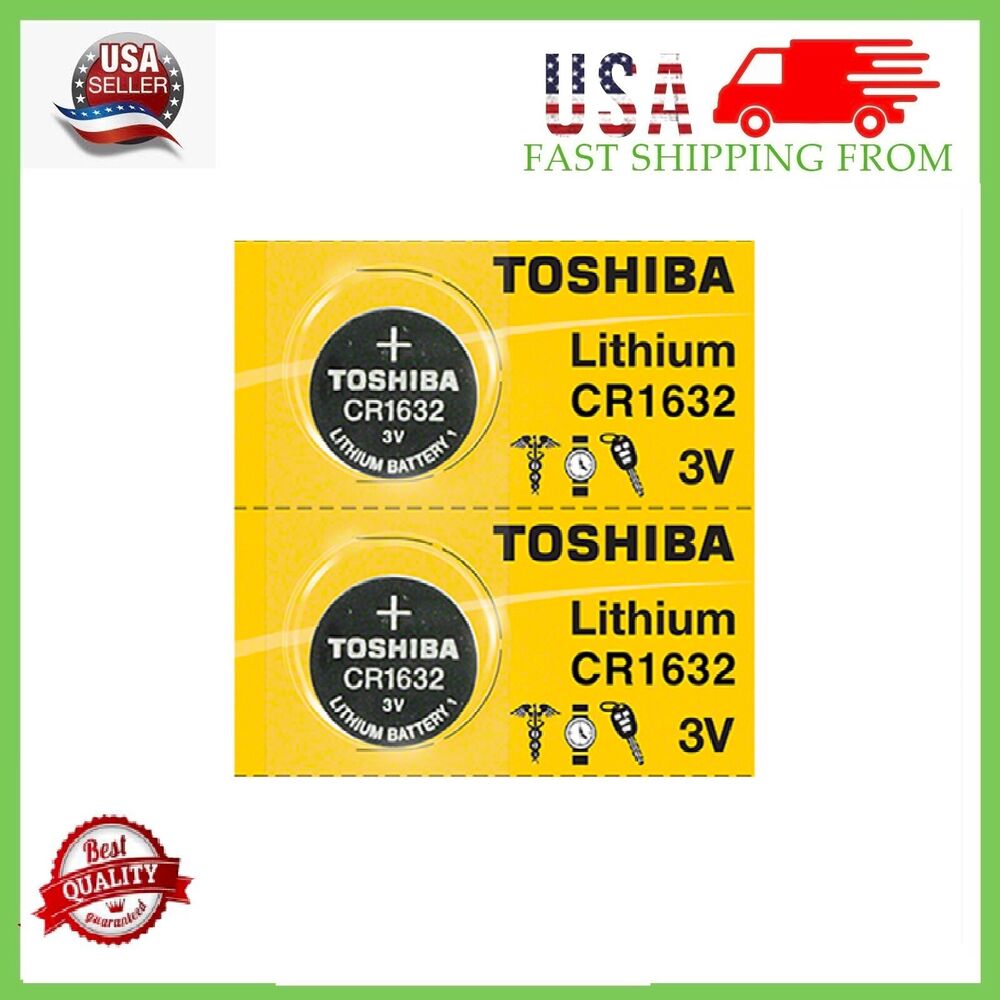 Original Toshiba CR1632 3V Lithium Coin Cell Battery - Bulk Purchase Options Available