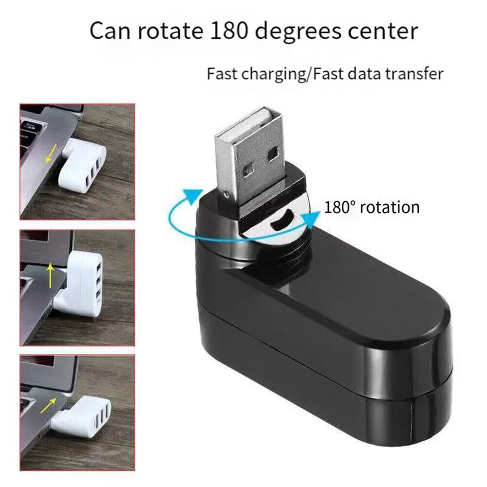 High-Speed 3 Port USB 3.0 Multi-HUB Splitter for PC and Laptop