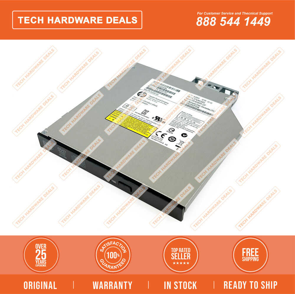 HP 12.7mm Slim SATA DVD RW JackBlack Optical Drive