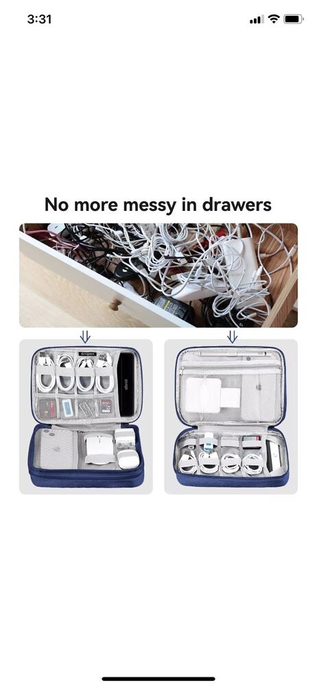 7.9 Inch Tablet Travel Organizer Pouch - Durable and Stylish