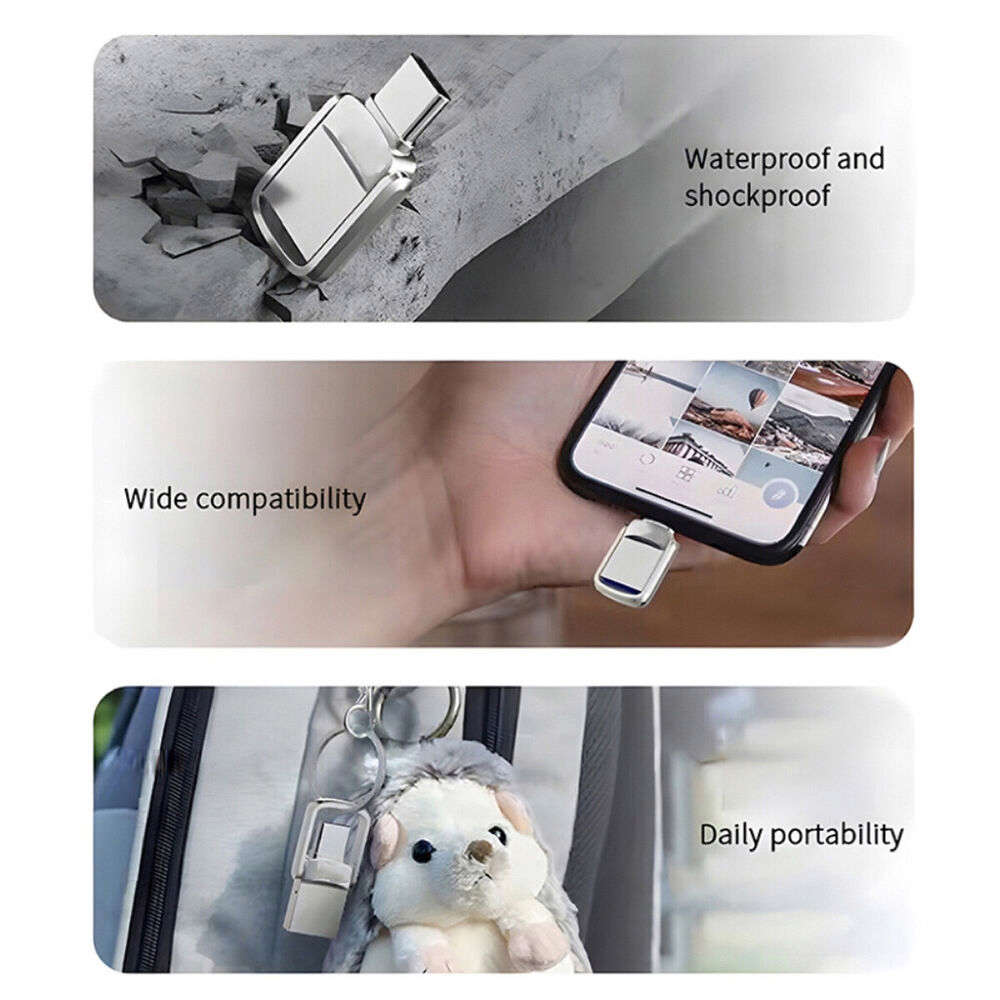 1TB/2TB USB 3.0 Flash Drive with Type-C and USB-A for PC and Laptop