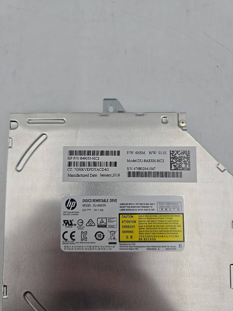 HP Pavilion 22-C0063W Series CD/DVD Optical Drive DU-8AESH
