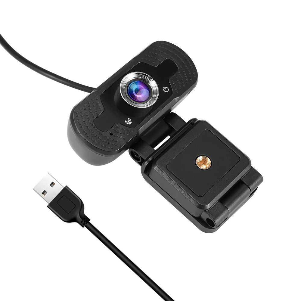 1080P HD USB Webcam with Microphone and Privacy Cover for Desktop