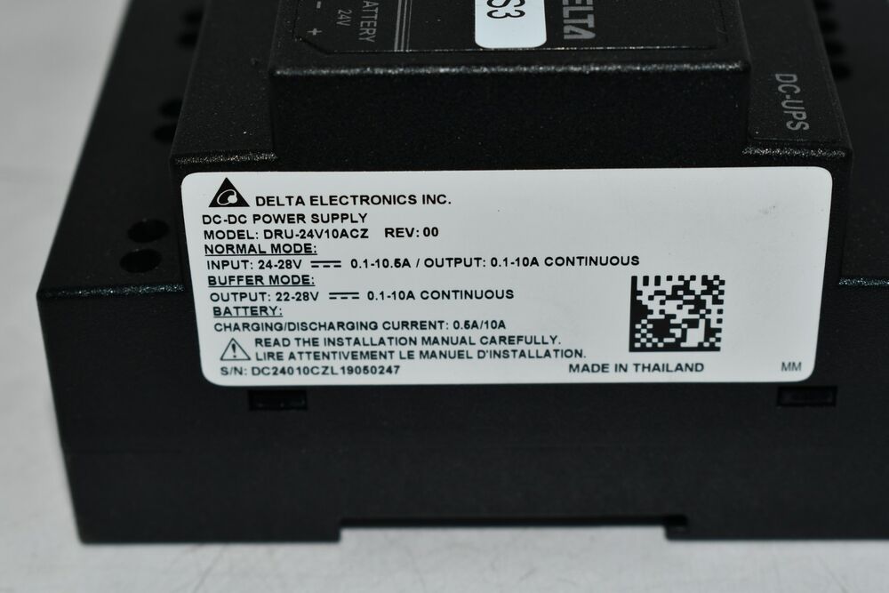 Delta Electronics DRU-24V10ACZ UPS - Reliable Power Supply