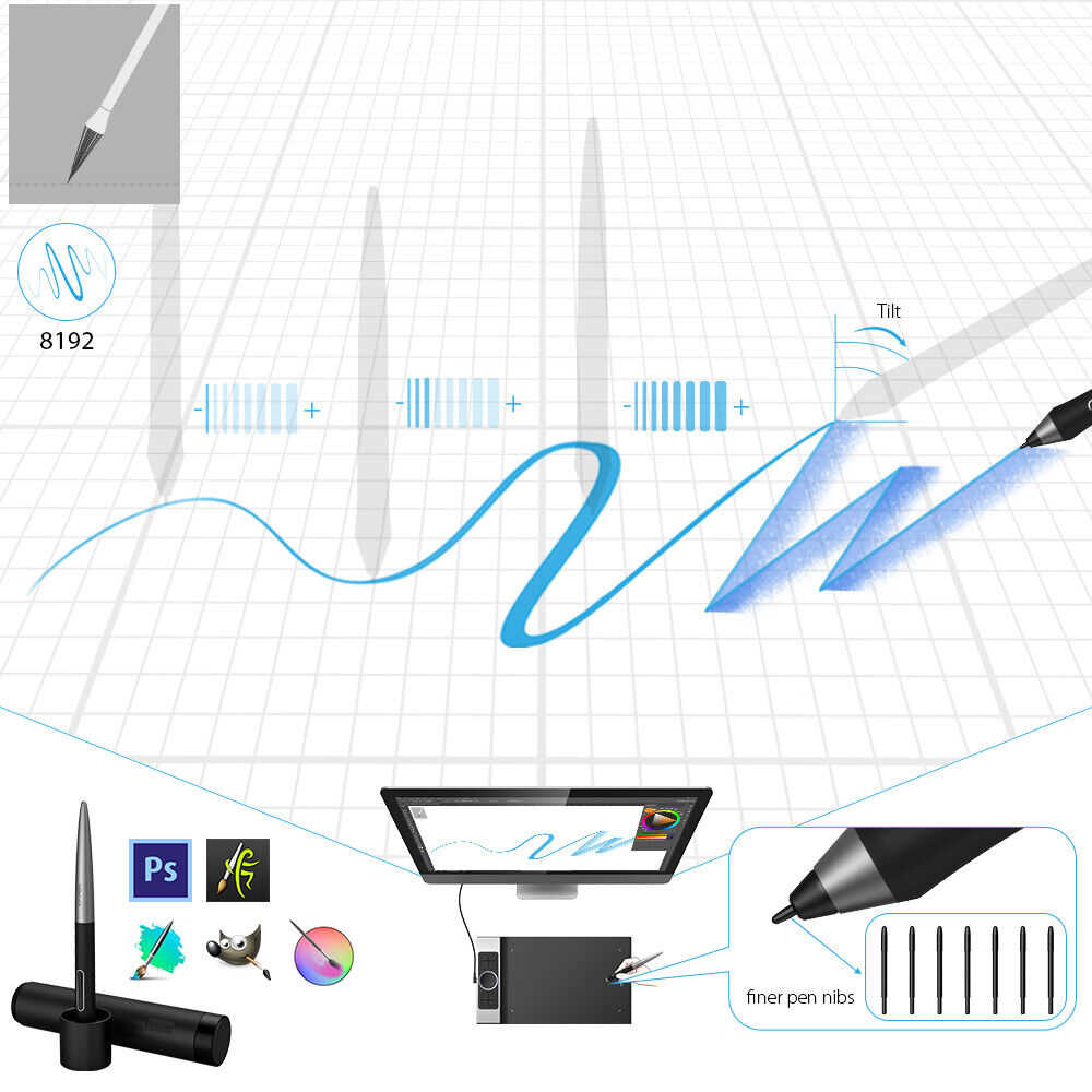 XP-Pen Deco Pro Series Refurbished Graphics Drawing Tablet