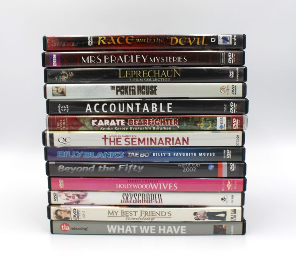You Pick & Choose DVDs Lot! OOP, HTF, Mixed Genres, Rare, TV Shows, Real Photos!
