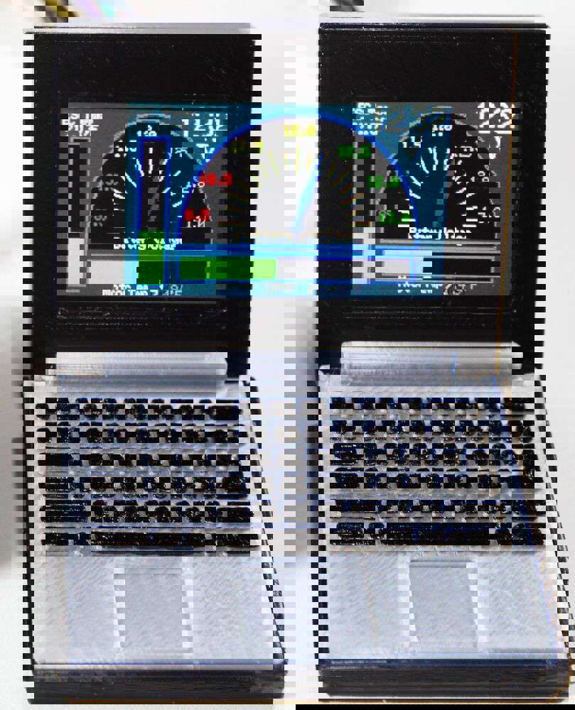 1/10 Scale RC Accessories Laptop with Real Telemetry Display