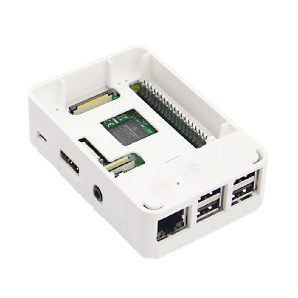 Raspberry Pi 3 White Enclosure - Premium Case Protector
