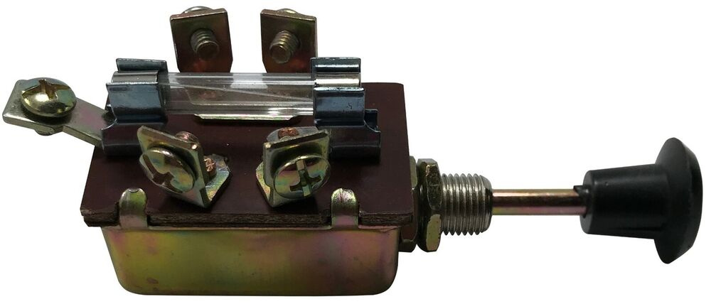 Universal 3 Position Headlight Switch with Glass Fused 12V