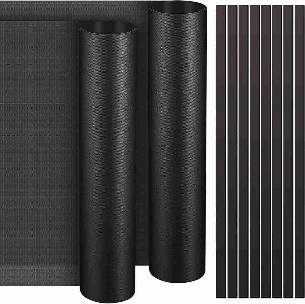 2 Pcs 1000 X 300 Mm DIY PC Case Dust Filter PVC Mesh for PC Fan