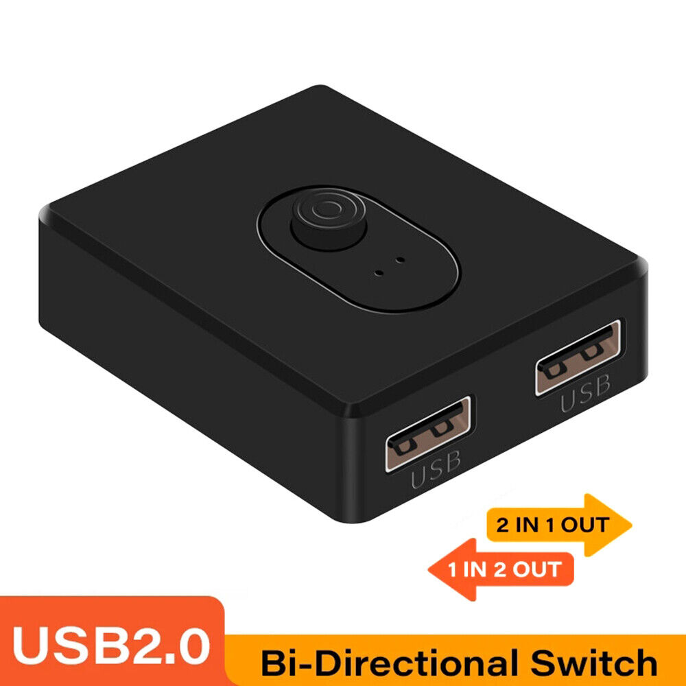 USB 3.0/2.0 Bi-Directional Switcher for Dual USB Connectivity