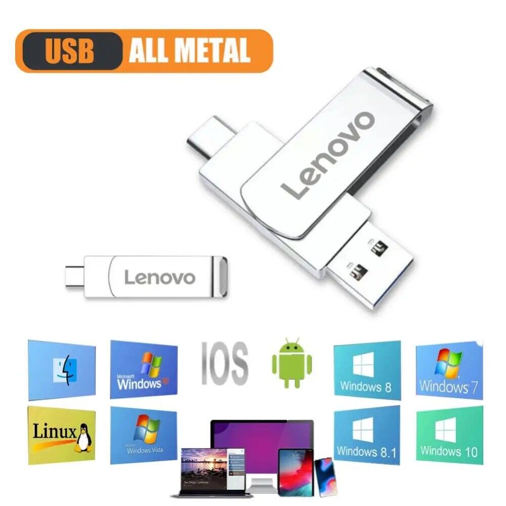 High-Capacity USB Flash Drive with USB 3.2 Interface for Laptops, Tablets, and Mobile Devices