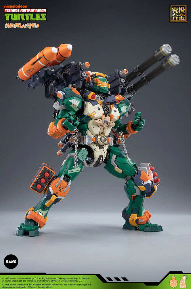 Teenage Mutant Ninja Turtles Mikey Heatboys Periphery Toy Garage Kit Figma