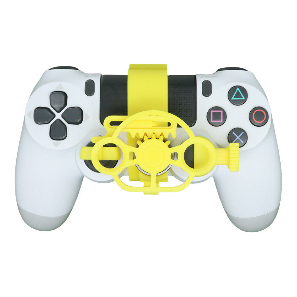 Mini 3D Printed Steering Wheel for PS4 Game Controller - Auxiliary Replacement