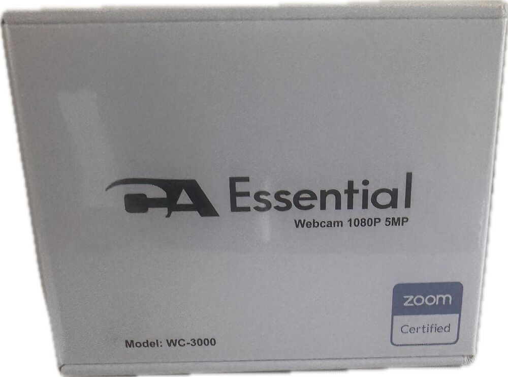 Cyber Acoustics Essential WC-3000 Webcam 1080P 5MP (Sealed/ New in Box)