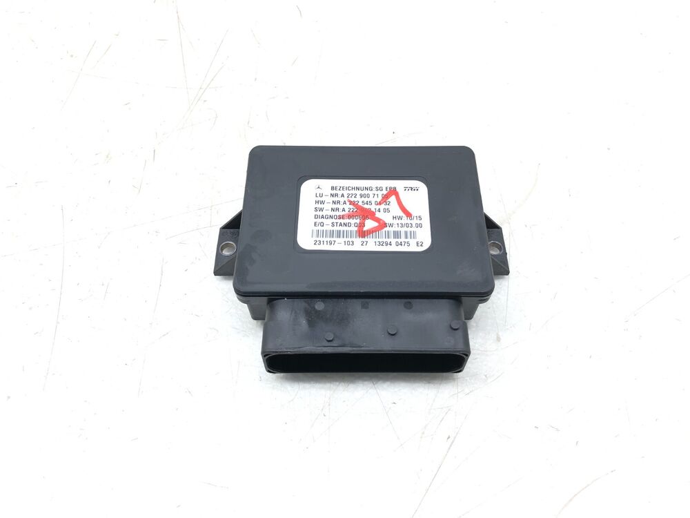 2014-2017 Mercedes W222 S550 AWD Electronic Parking Brake Control Module