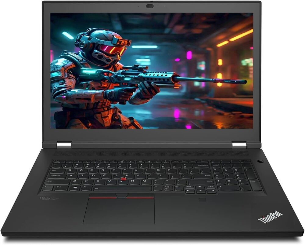 17.3 Lenovo Gaming Laptop: Intel i7 Eight Core, 16GB RAM, 1TB SSD, Nvidia T1000