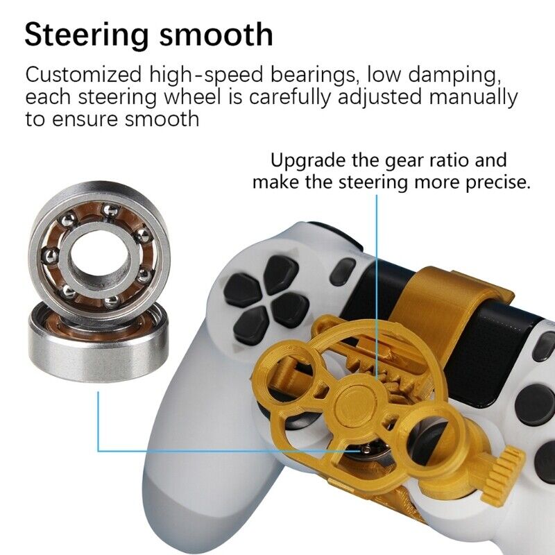 Mini Steering Wheel Auxiliary Controller for Enhanced Gaming Experience
