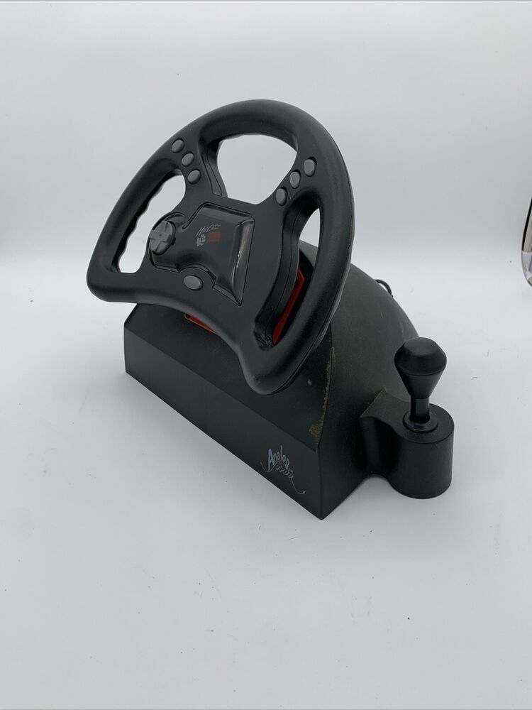 Mad Catz Analog Steering Wheel Controller for PC Computer Joystick Serial Port