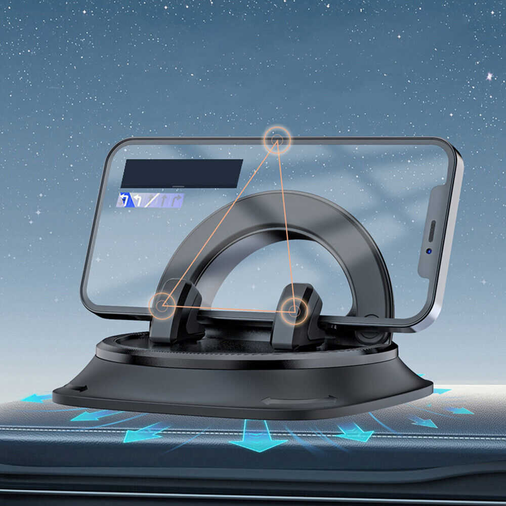 360° Rotatable Dashboard Phone Holder Stand Car Accessory