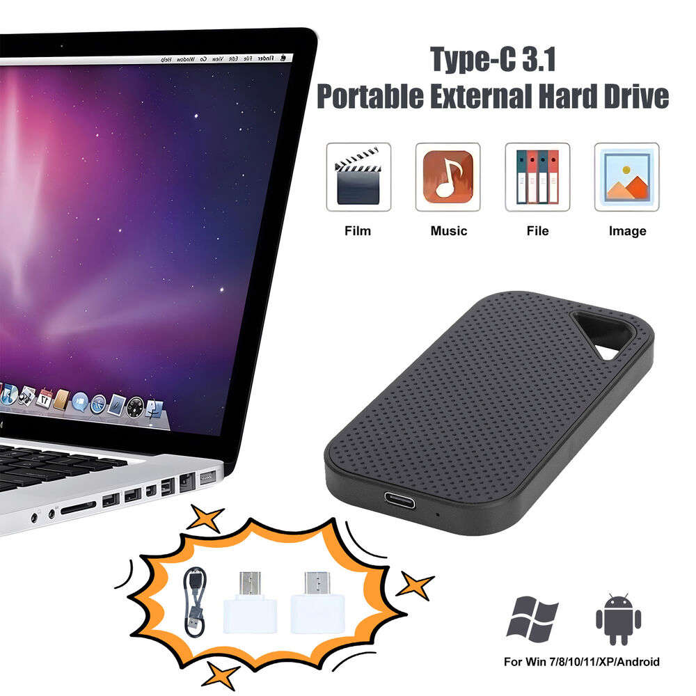 Large-Capacity External Hard Drive Storage