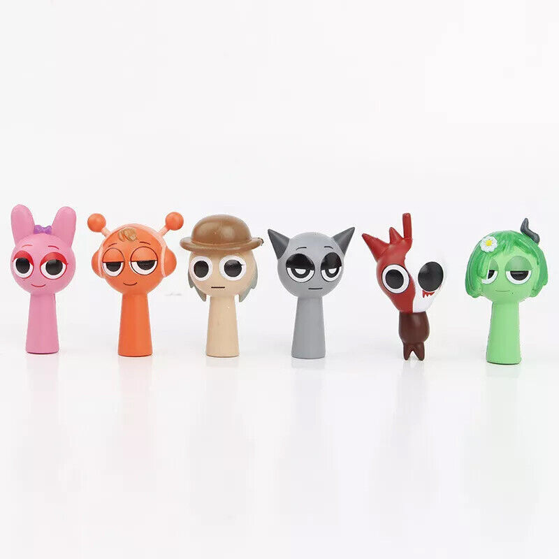 24Pcs Sprunki Game Peripherals PVC Characters Model Toy Set