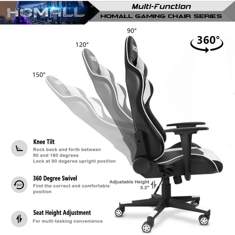 Leather High Back Gaming and Office Chair