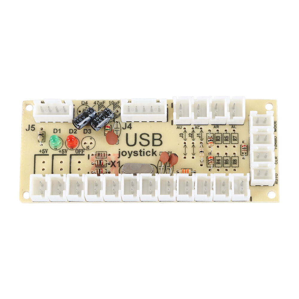 2 Player Game DIY Kit With USB Computer Joystick Circuit Board EJ
