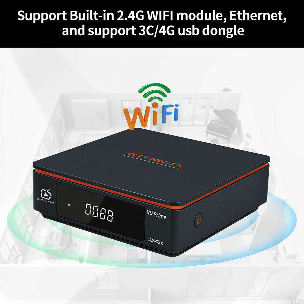 DVB-S/S2/S2X Satellite Receiver with HDMI, WIFI, and DVR