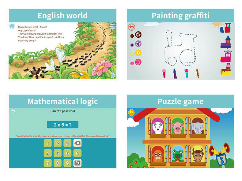 Educational Learning Tablet for Kids - Interactive Game Toy for Boys and Girls