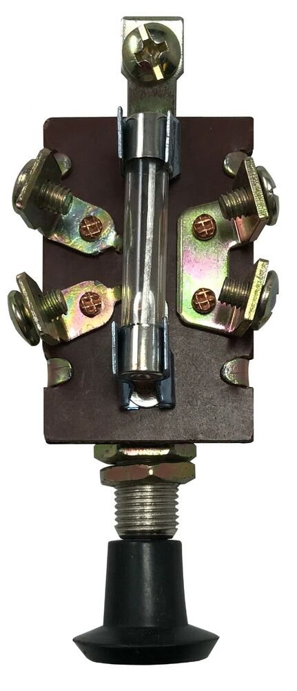 Universal 3 Position Headlight Switch with Glass Fused 12V