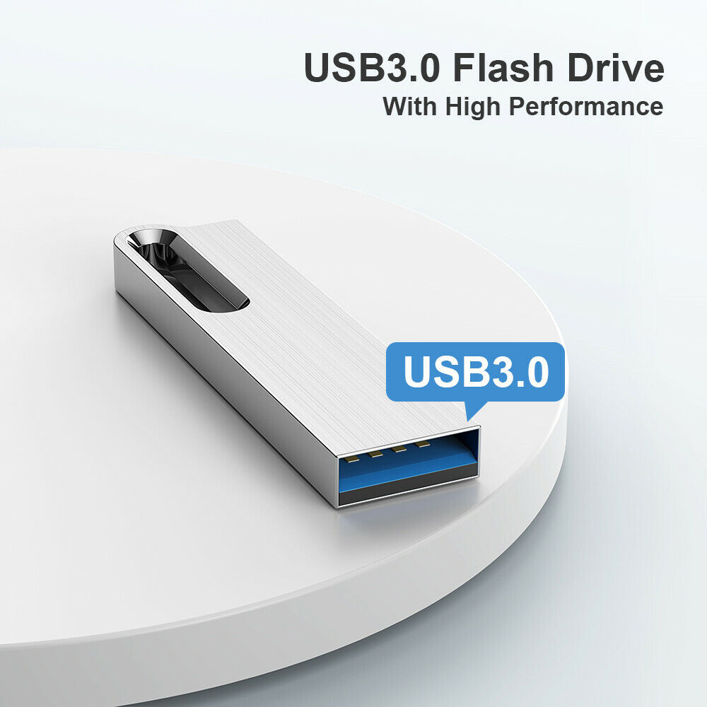 USB 3.0 Flash Drive 32GB 64GB Lot Pack Memory Stick Metal Waterproof Pen Drive