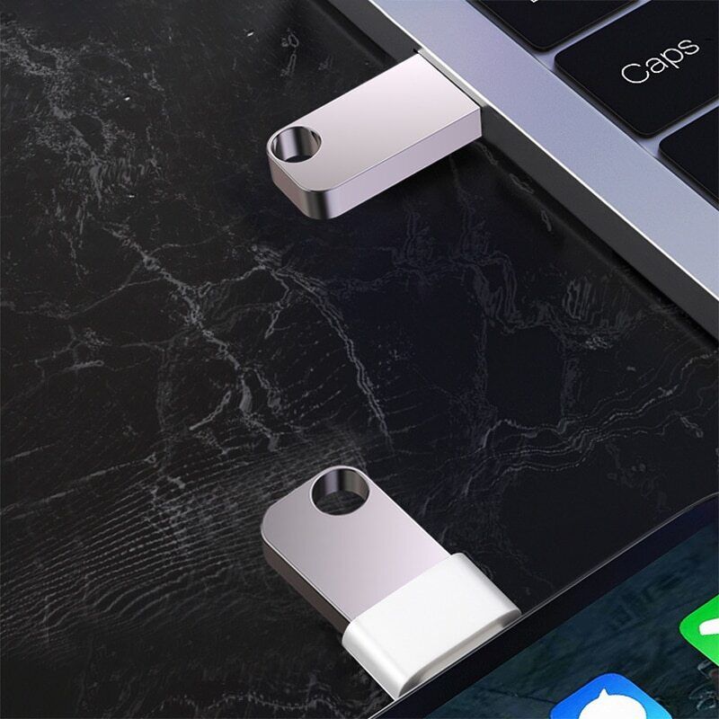 High Speed USB 3.0 Flash Drive with Chain, 1TB/2TB for PC/Mac/TV