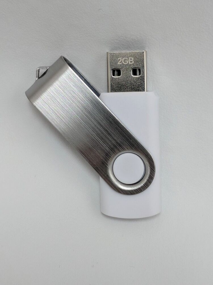 USB Flash Drive - Swivel 2.0 - FAT32 Formatted for Multimedia, TV, Xbox, PC, MAC