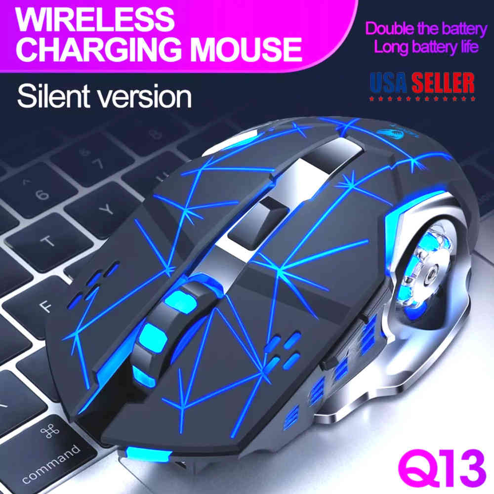Rechargeable LED Gaming Mouse for PC and Laptop