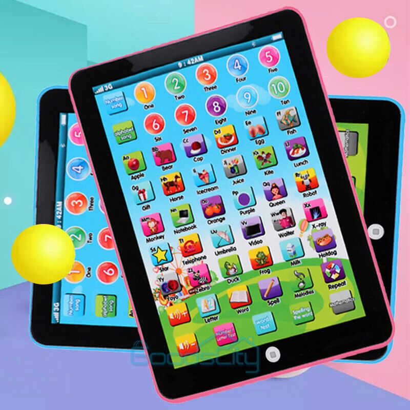 Educational Learning Tablet for Kids - Interactive Game Toy for Boys and Girls