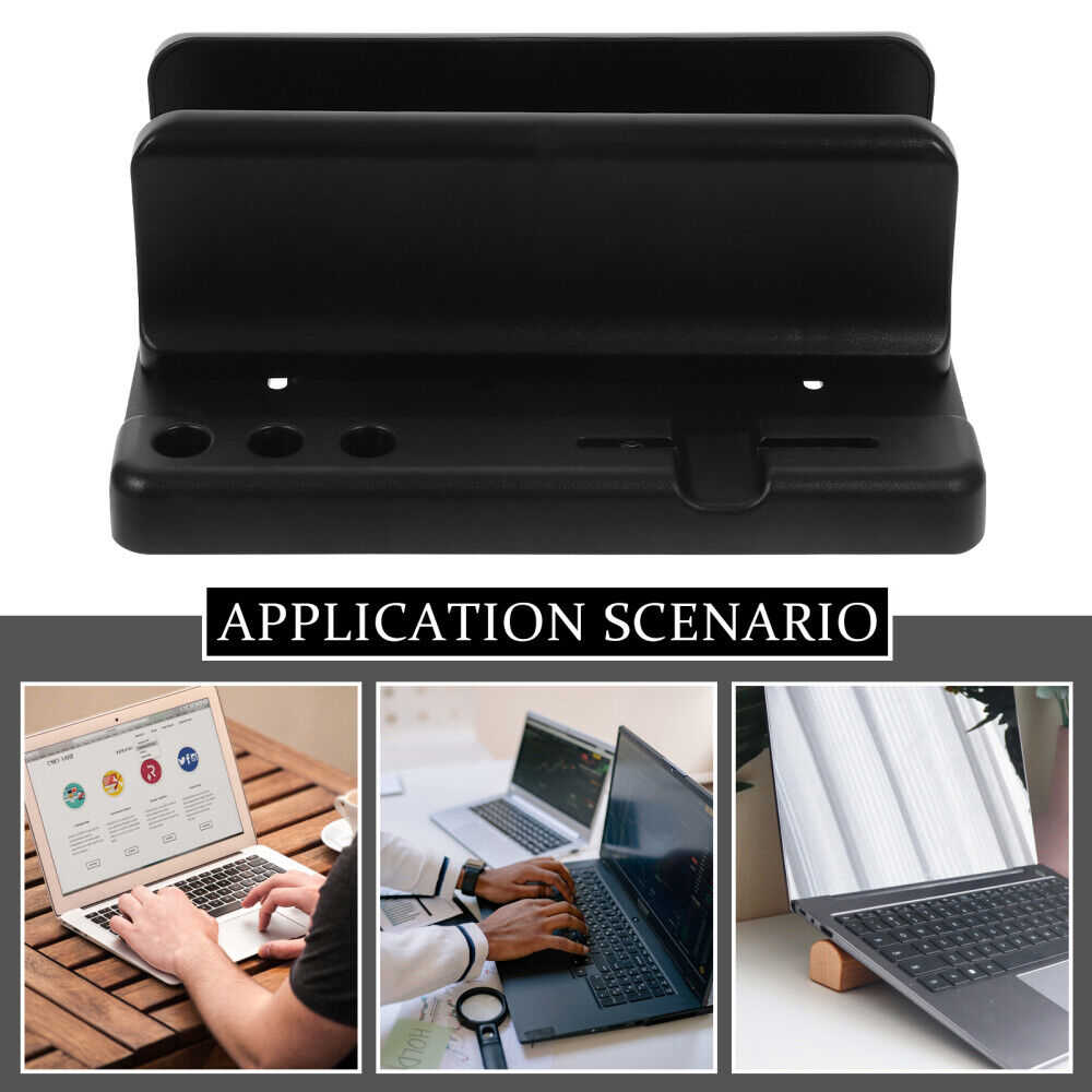 Vertical Laptop Stand Holder for Women's Workspace