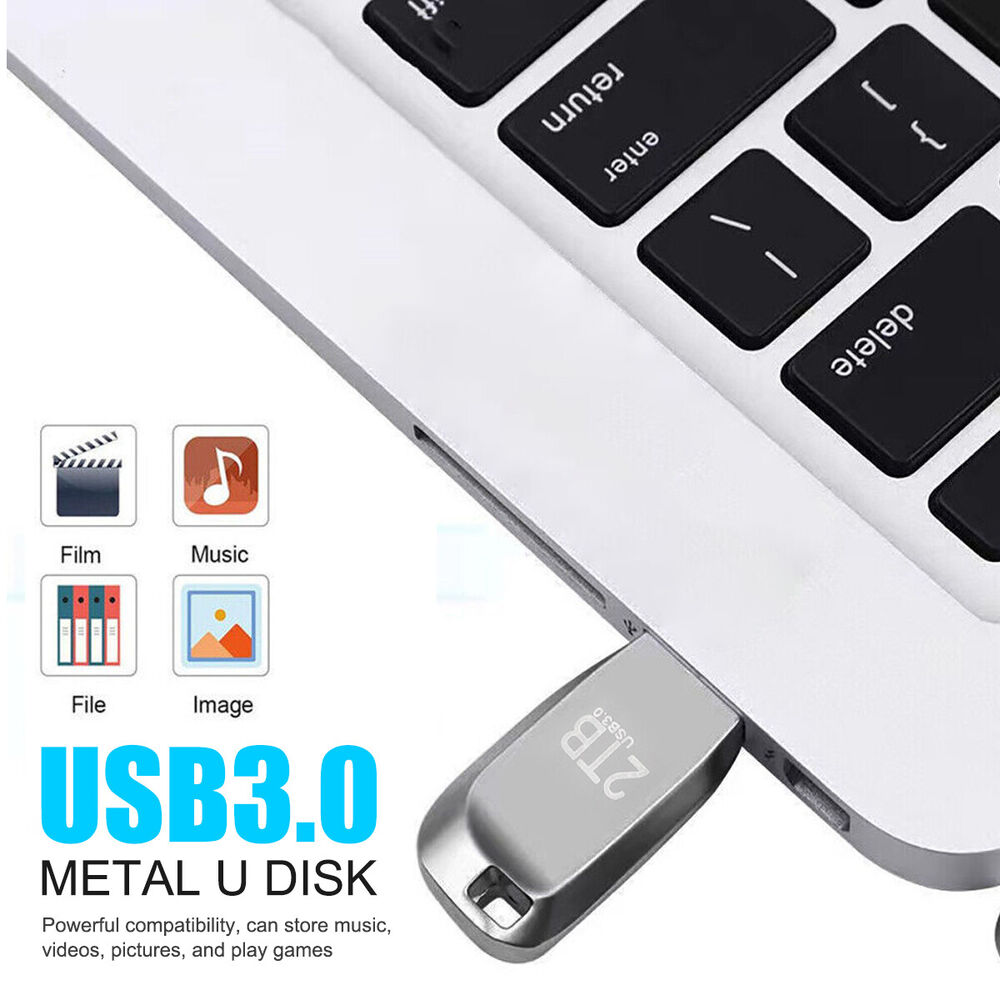 2TB USB 3.0 Flash Drive - High-Capacity Storage for PC and Laptop