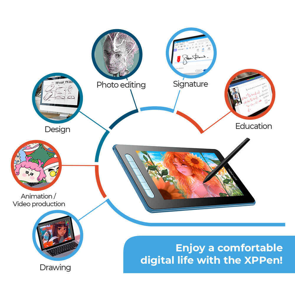 XP-Pen Artist 10 2nd Graphics Tablet with X3 Stylus