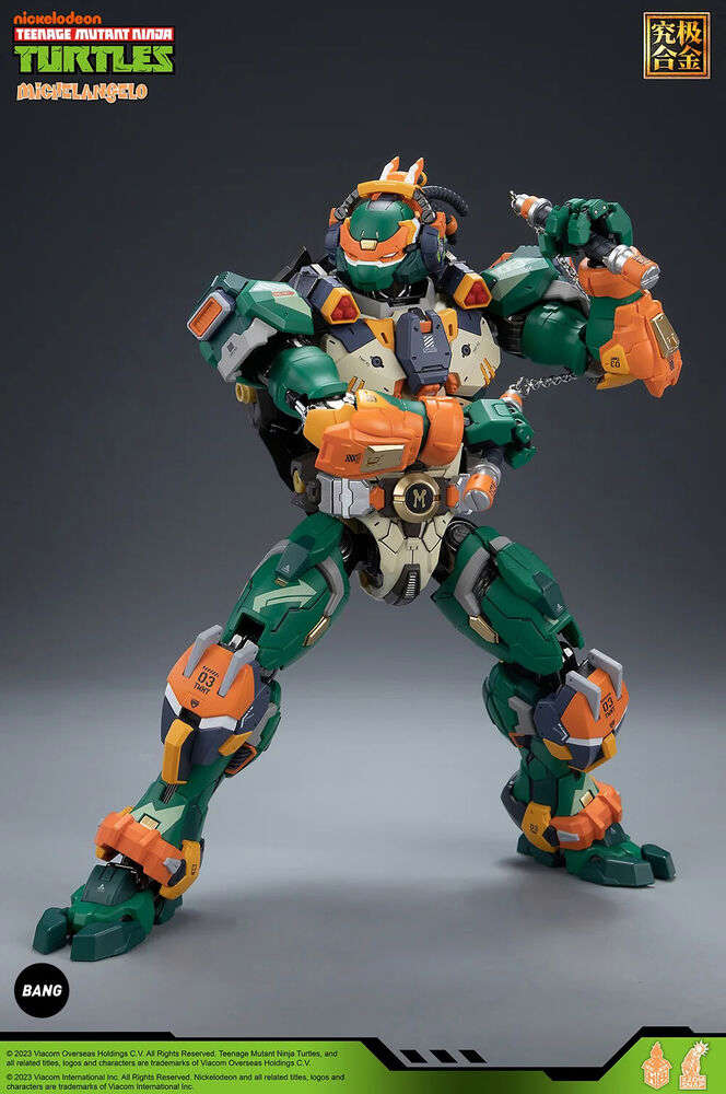 Teenage Mutant Ninja Turtles Mikey Heatboys Periphery Toy Garage Kit Figma
