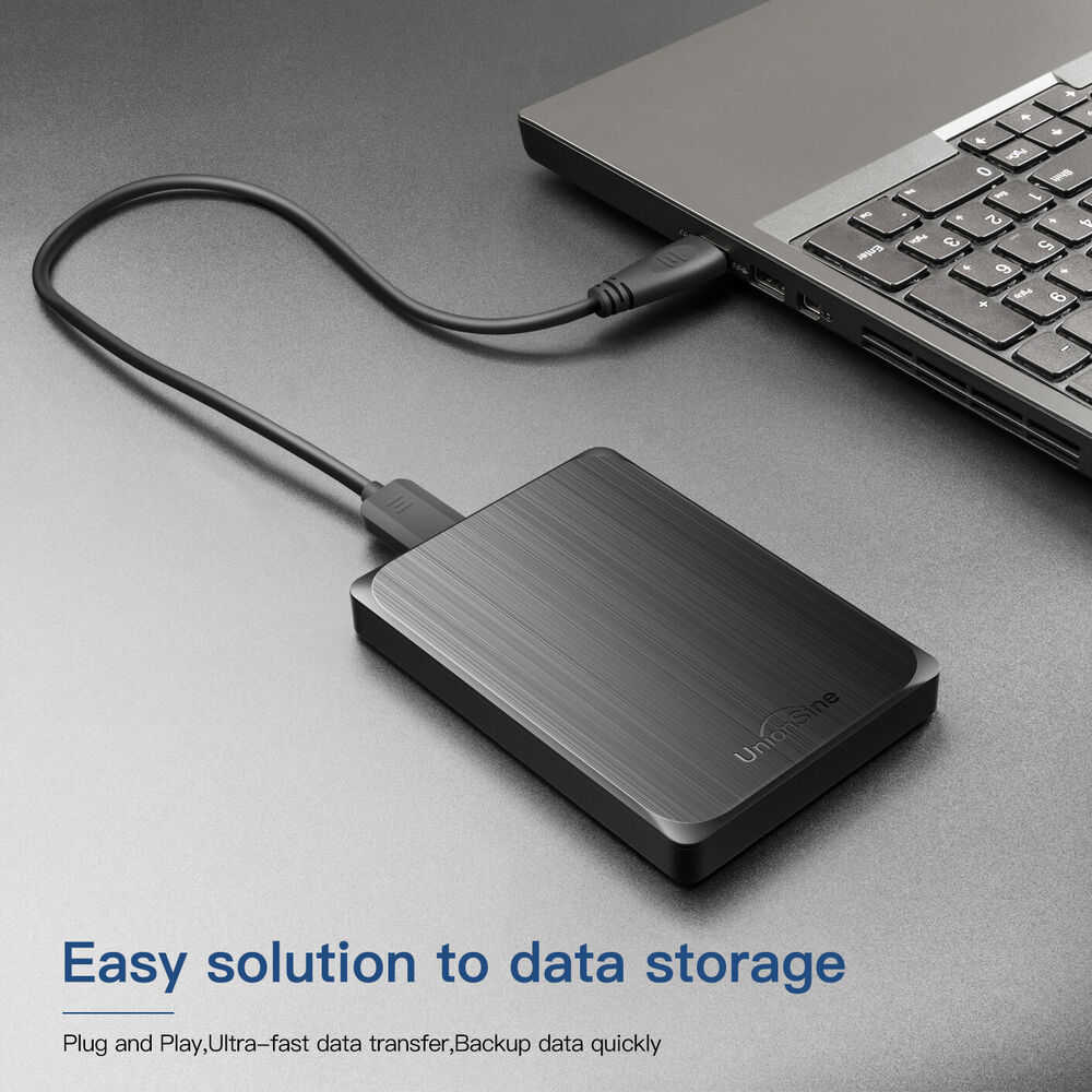 UnionSine External Hard Drive USB 3.0 for Gaming and Storage